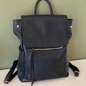 Beautiful Leather Purse Backpack